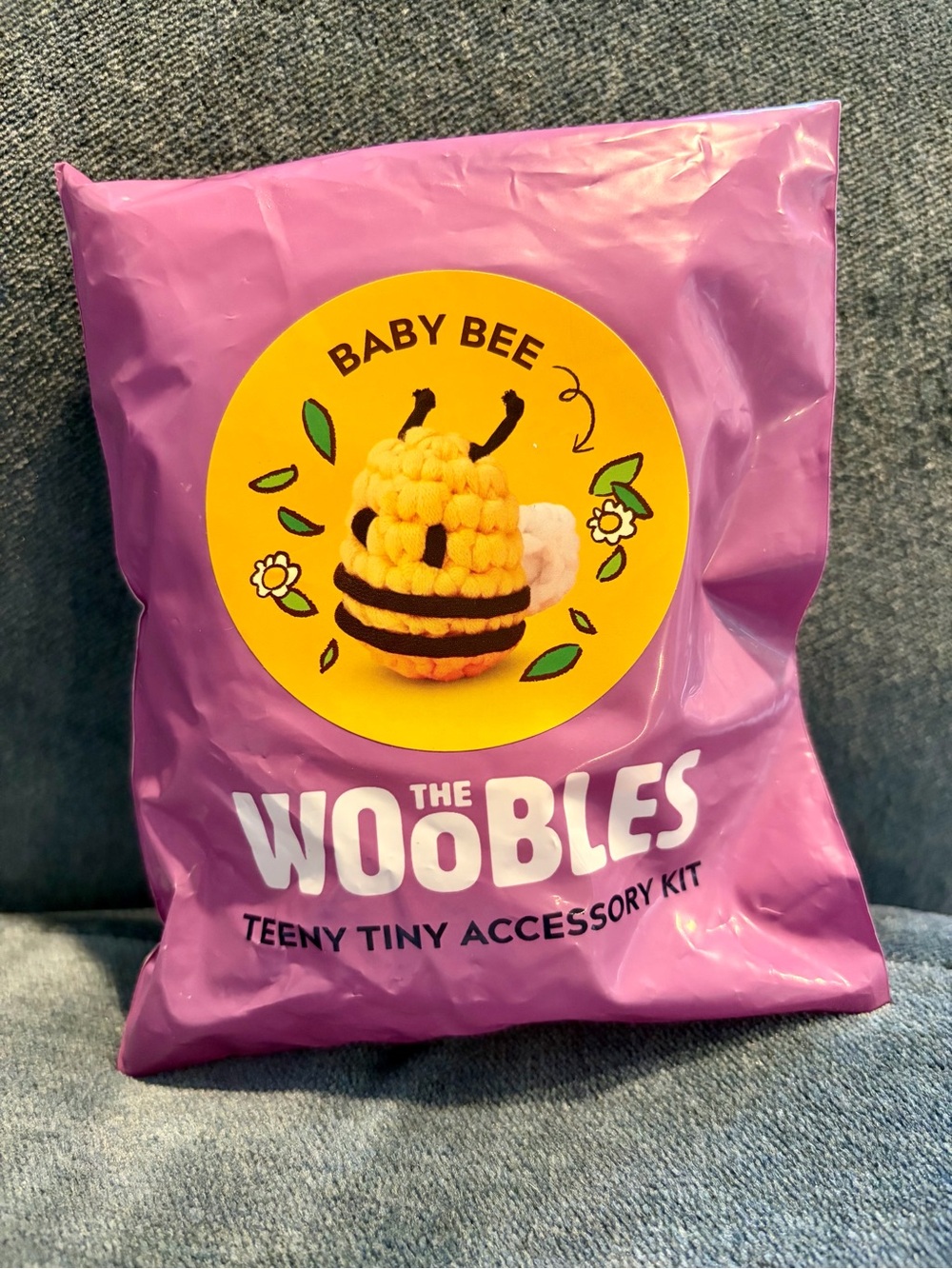 SEALED The Woobles Baby Bee Teeny Tiny Crochet Accessory Kit